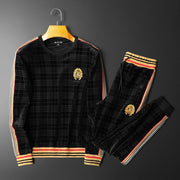 Trendy embroidery men's casual sports suit - WAlMYe #